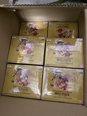 One Piece Kingdoms Of Intrigue OP04 Sealed Case English (12x Booster Boxes)