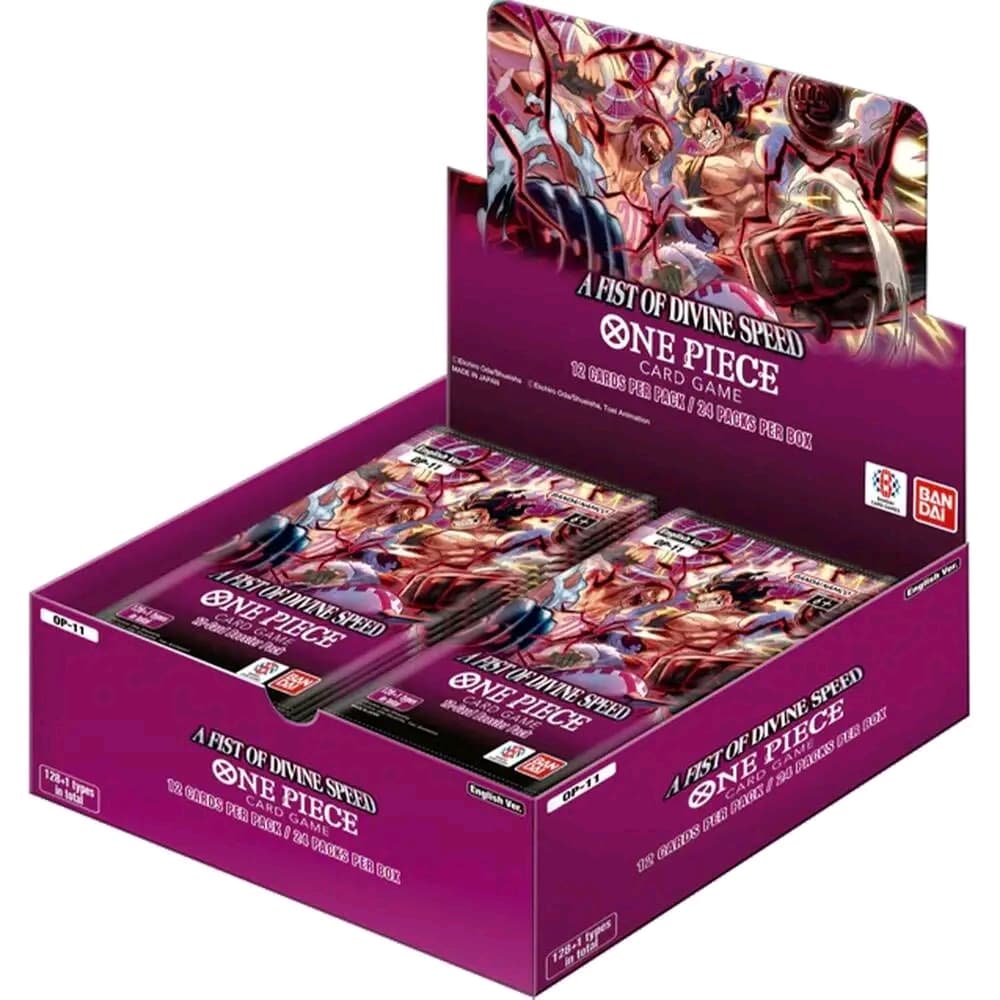 One Piece Card Game English OP-11 A Fist of Divine Speed - Individual Box